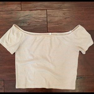 pacsun offshoulder crop